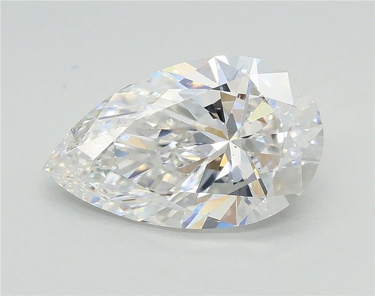 2.50ct E VS2 Rare Carat Ideal Cut Pear Lab Grown Diamond