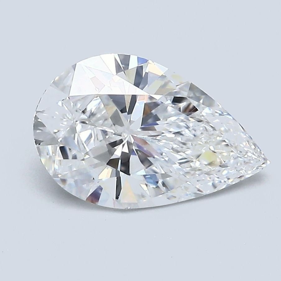 2.04ct D VS2 Very Good Cut Pear Diamond