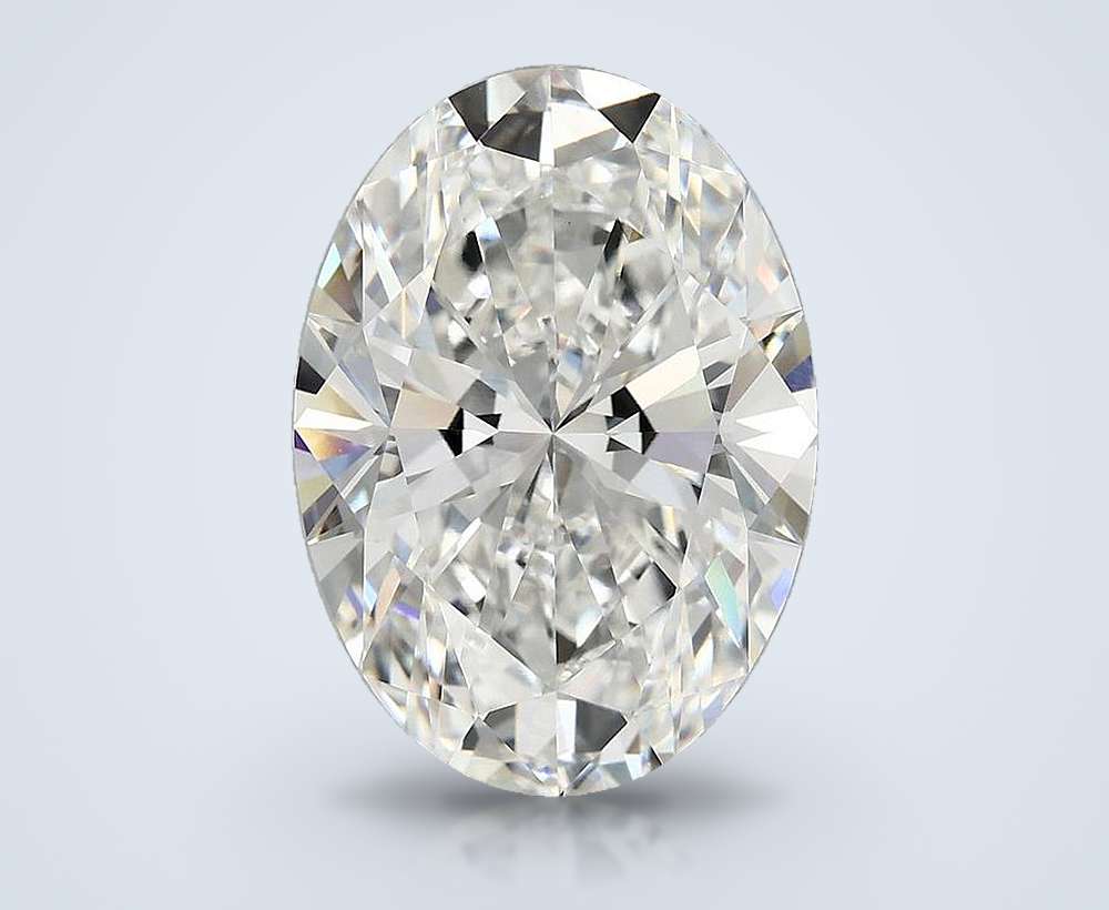 7.40 Carat Oval Lab Diamond