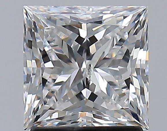 1.79ct E SI2 Rare Carat Ideal Cut Princess Diamond