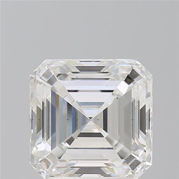 3.18ct G SI1 Rare Carat Ideal Cut Asscher Lab Grown Diamond