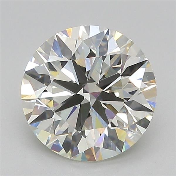 2.13ct J VS1 Rare Carat Ideal Cut Round Lab Grown Diamond