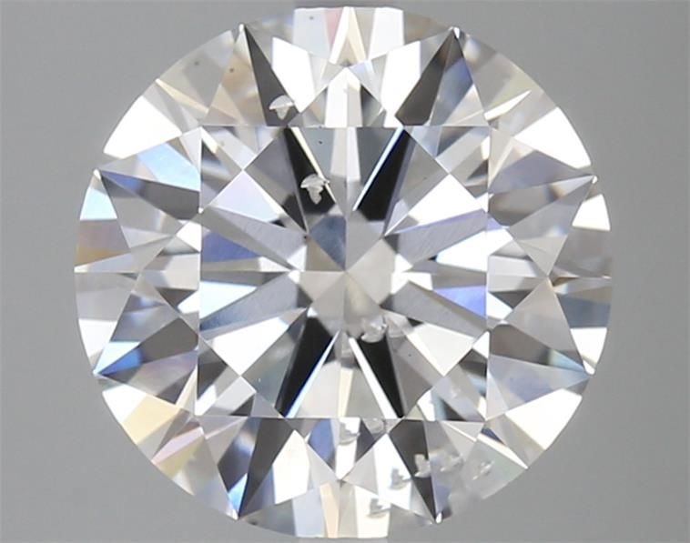 3.68ct F SI2 Rare Carat Ideal Cut Round Lab Grown Diamond