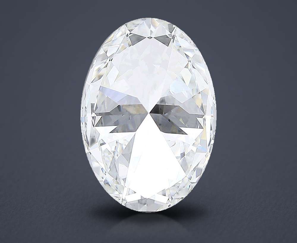 9.83 Carat Oval Lab Diamond