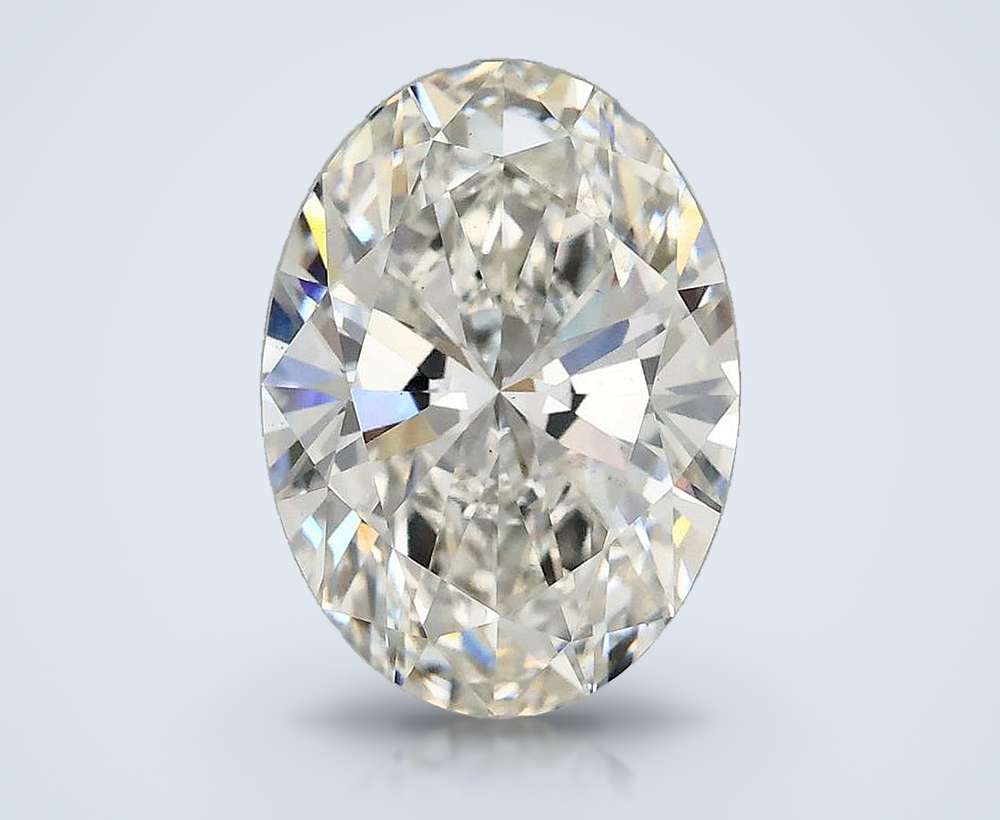 3.79 Carat Oval Lab Diamond