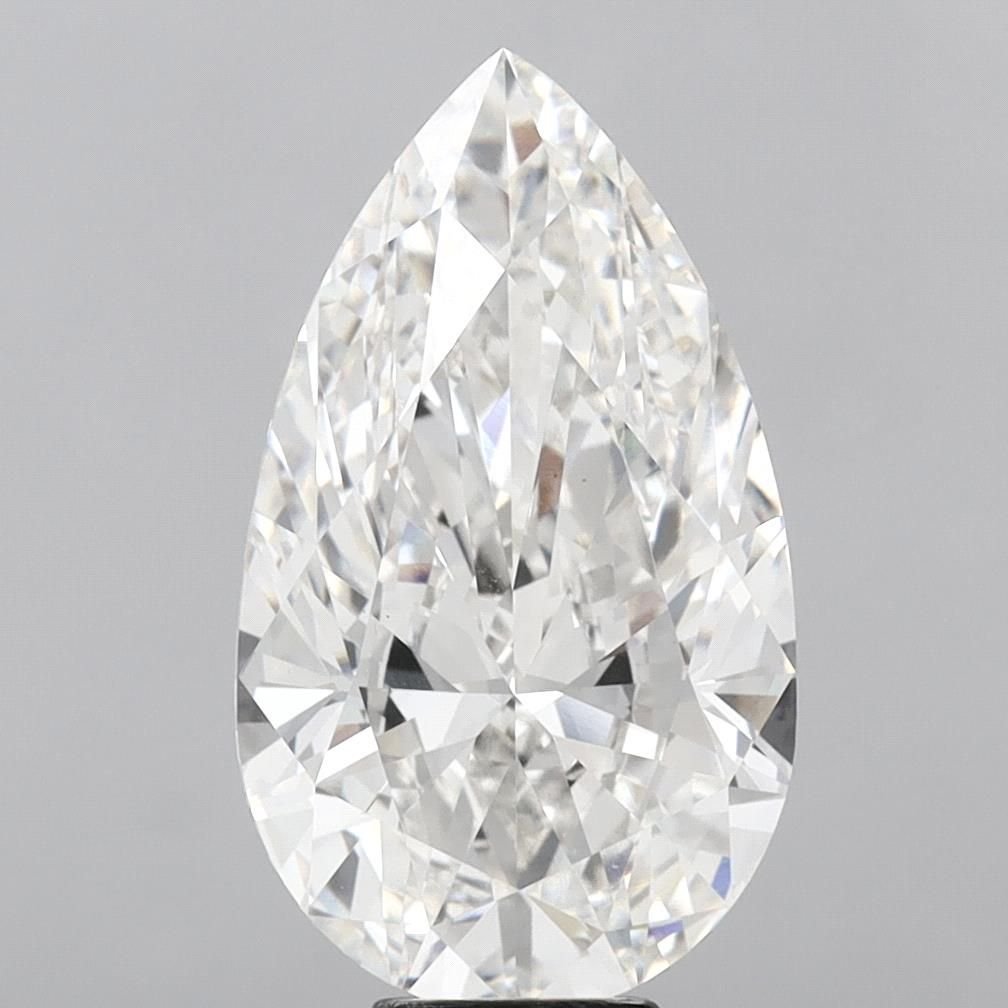 10.53ct F VS1 Rare Carat Ideal Cut Pear Lab Grown Diamond