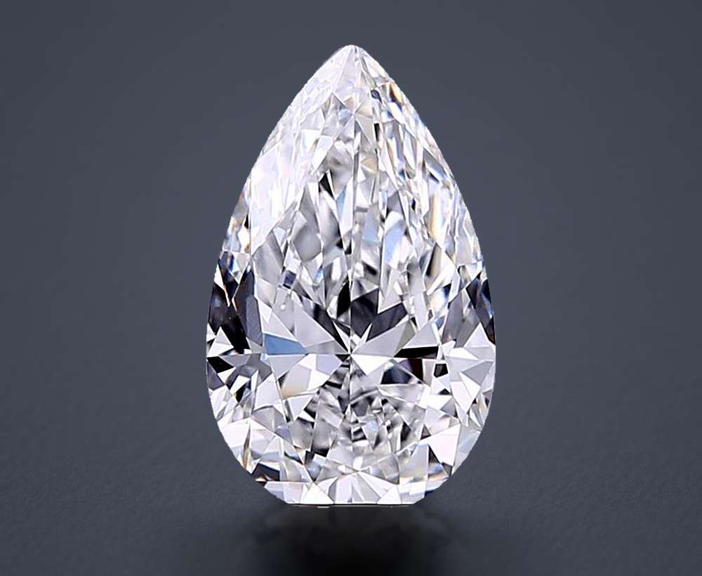 2.53 Carat Pear Lab Diamond