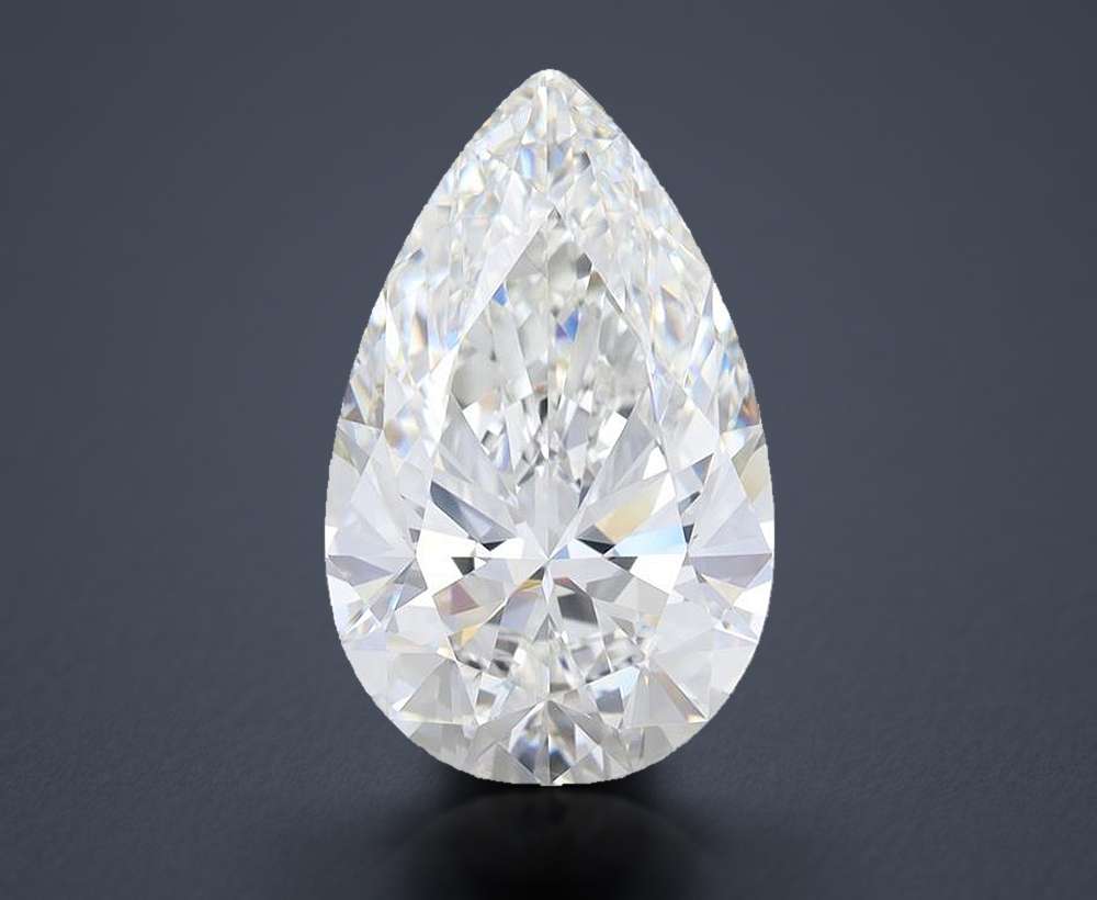 5.59 Carat Pear Lab Diamond