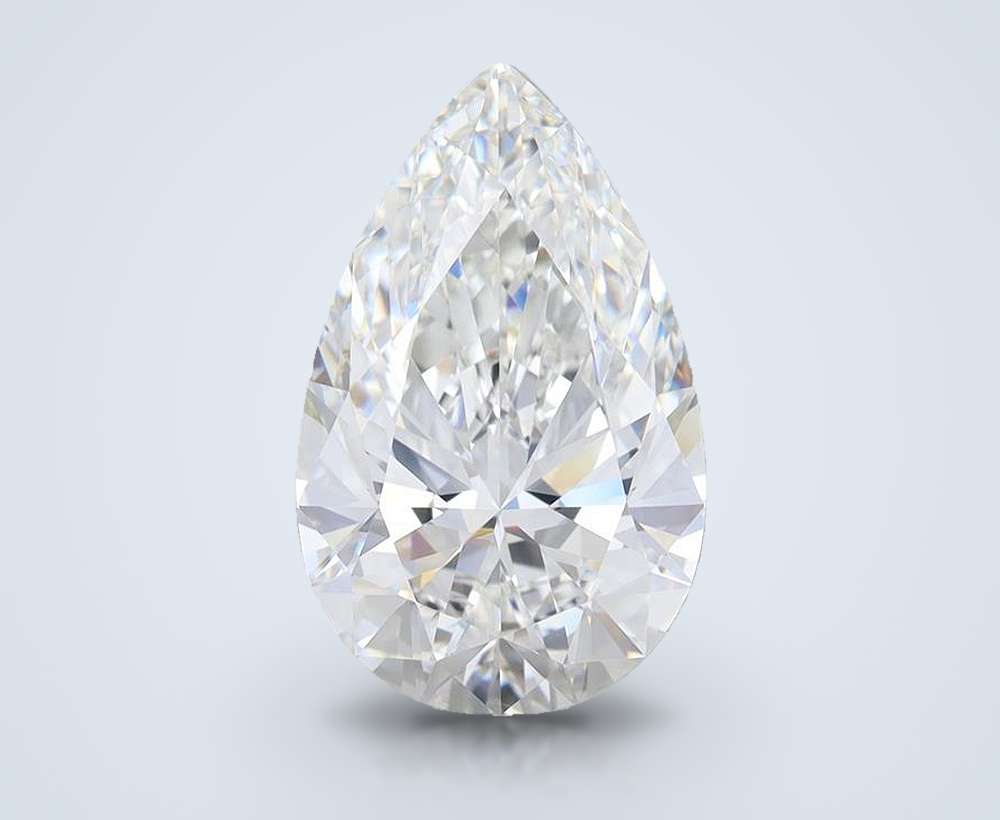 5.59 Carat Pear Lab Diamond