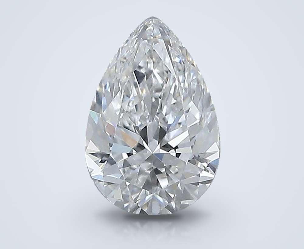 0.50 Carat Pear Natural Diamond