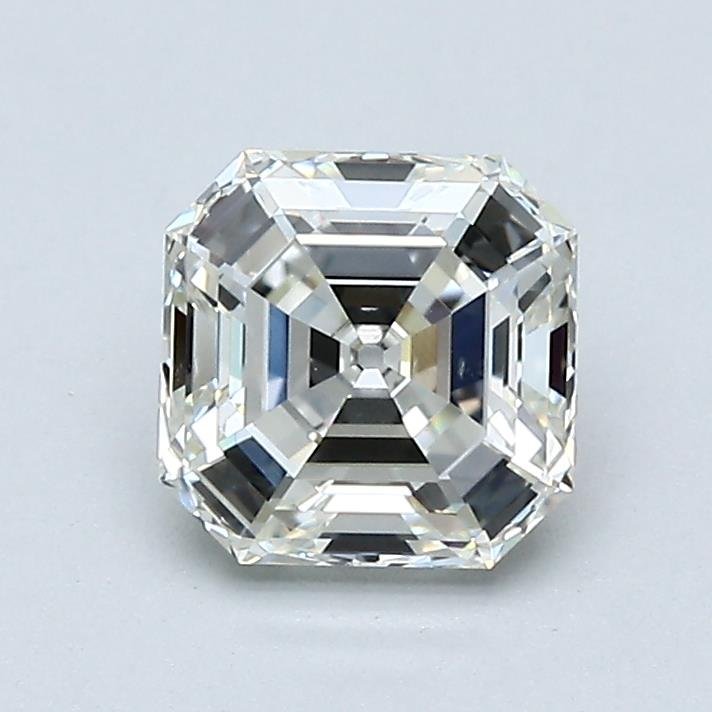 1.09ct J VS2 Rare Carat Ideal Cut Asscher Diamond