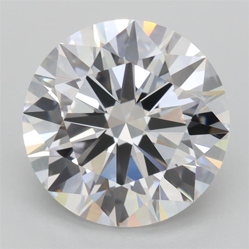 2.88ct D VVS2 Rare Carat Ideal Cut Round Lab Grown Diamond