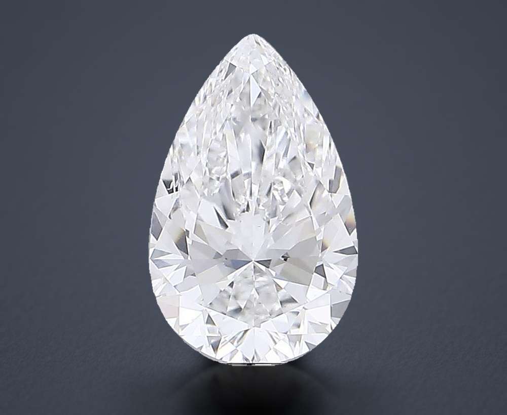 3.00 Carat Pear Lab Diamond
