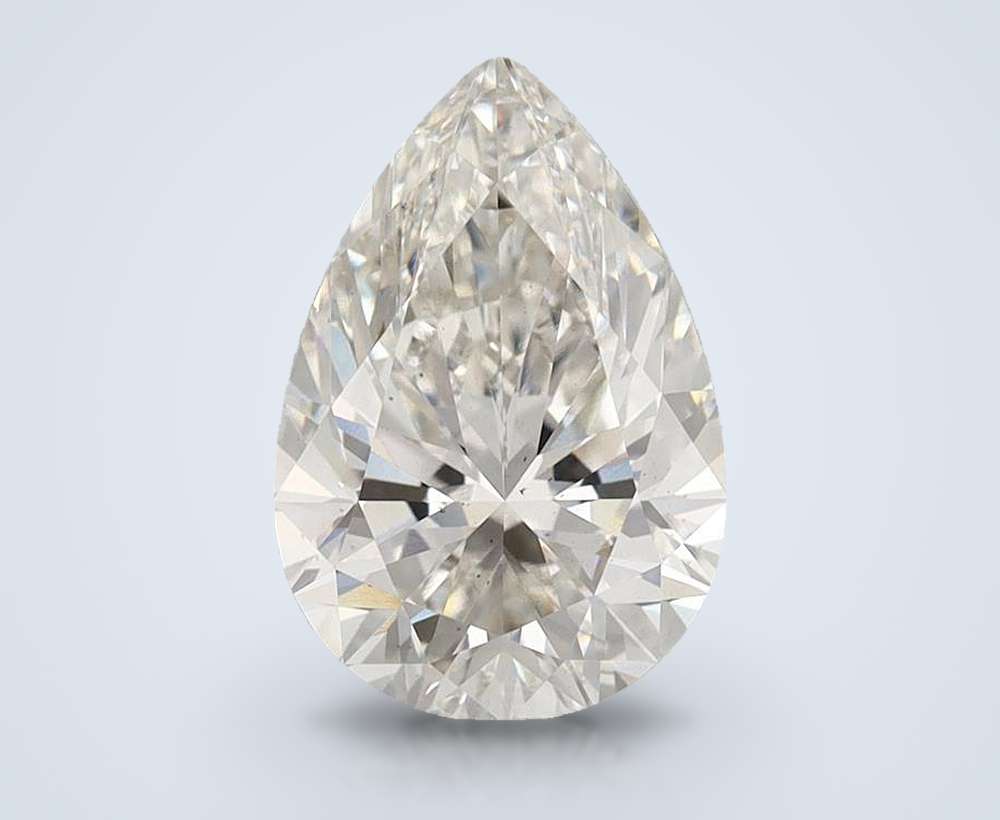 2.80 Carat Pear Lab Diamond