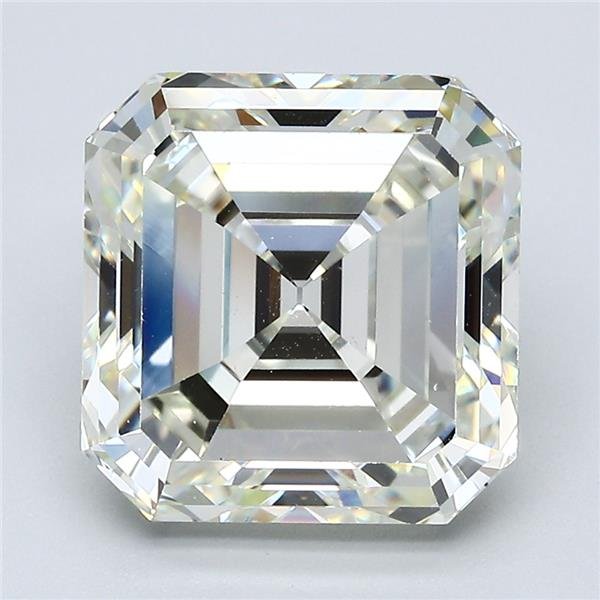 5.96ct K VS1 Very Good Cut Asscher Diamond