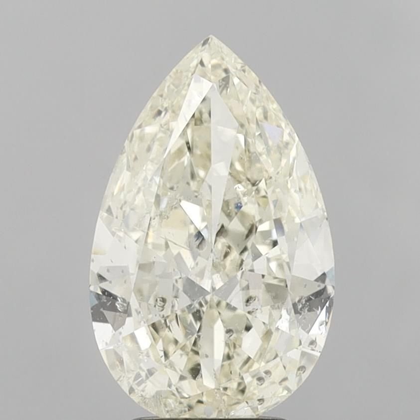 3.00ct K SI2 Very Good Cut Pear Diamond