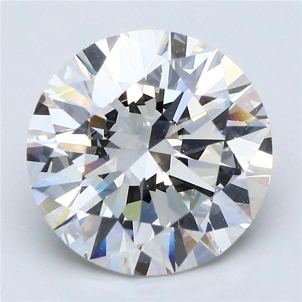 4.62ct I VVS2 Rare Carat Ideal Cut Round Diamond