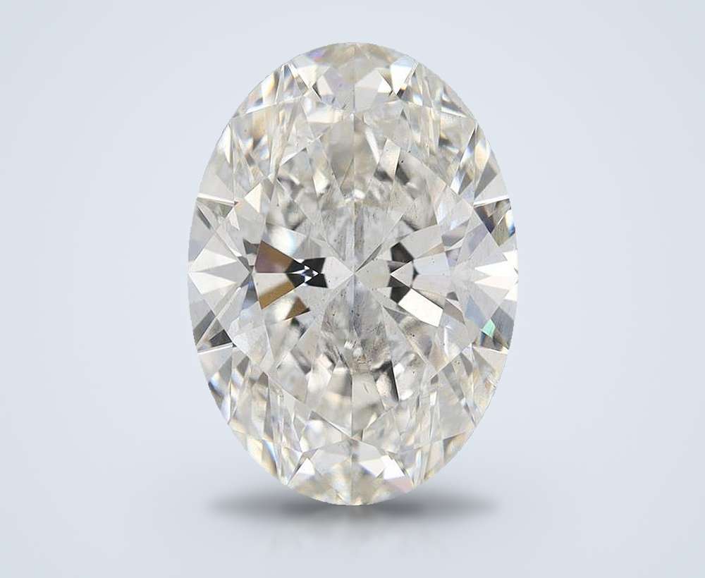 6.65 Carat Oval Lab Diamond