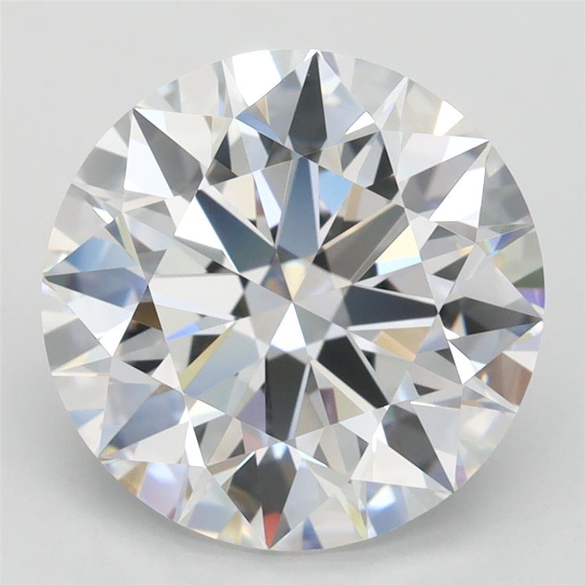 3.42ct D FL Rare Carat Ideal Cut Round Lab Grown Diamond