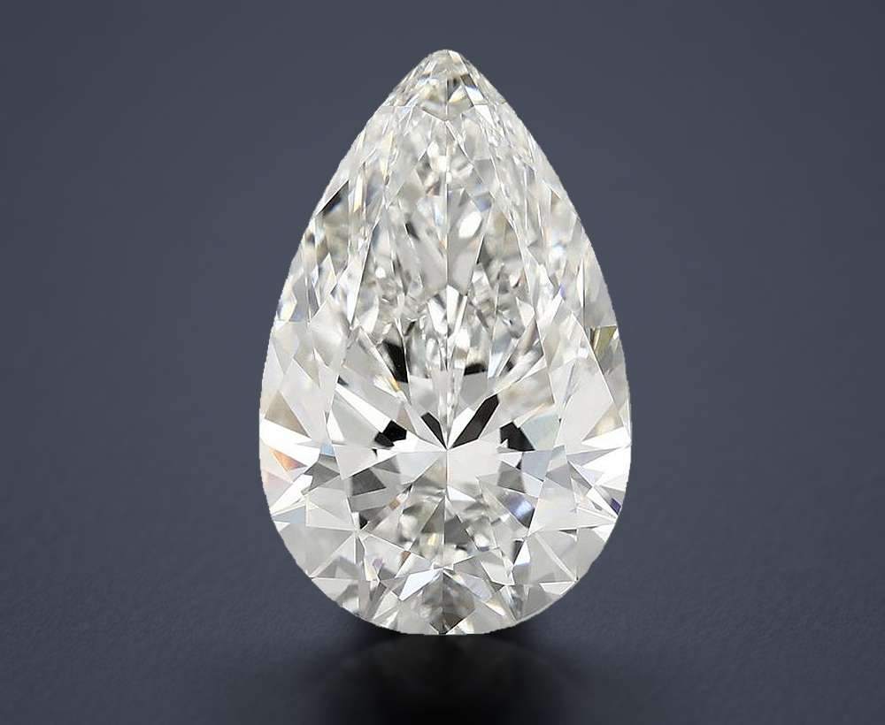 7.92 Carat Pear Lab Diamond