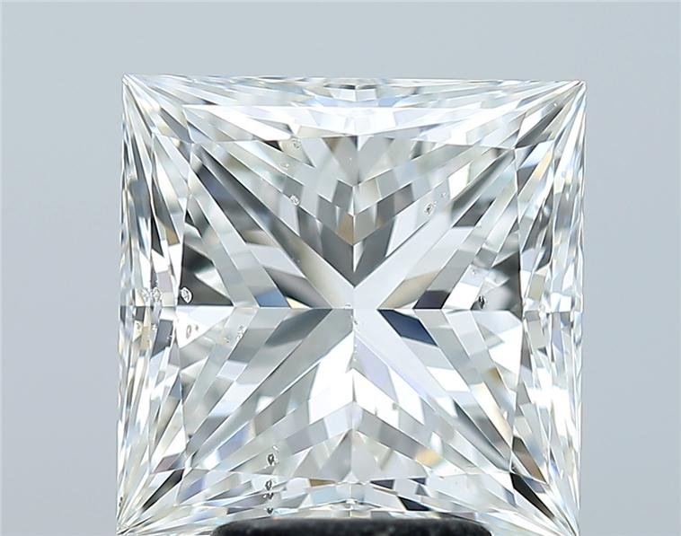 5.04ct H SI2 Very Good Cut Princess Diamond