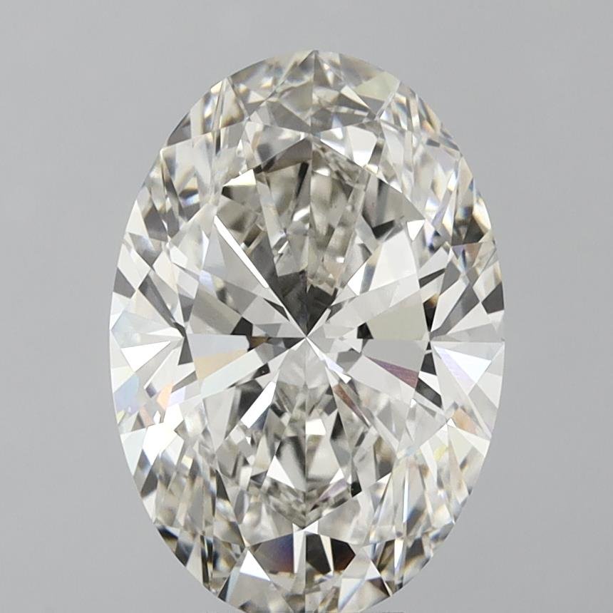 8.65ct H VS1 Rare Carat Ideal Cut Oval Lab Grown Diamond