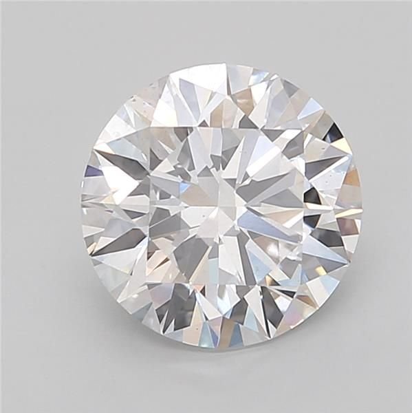 3.03ct F VS2 Rare Carat Ideal Cut Round Lab Grown Diamond