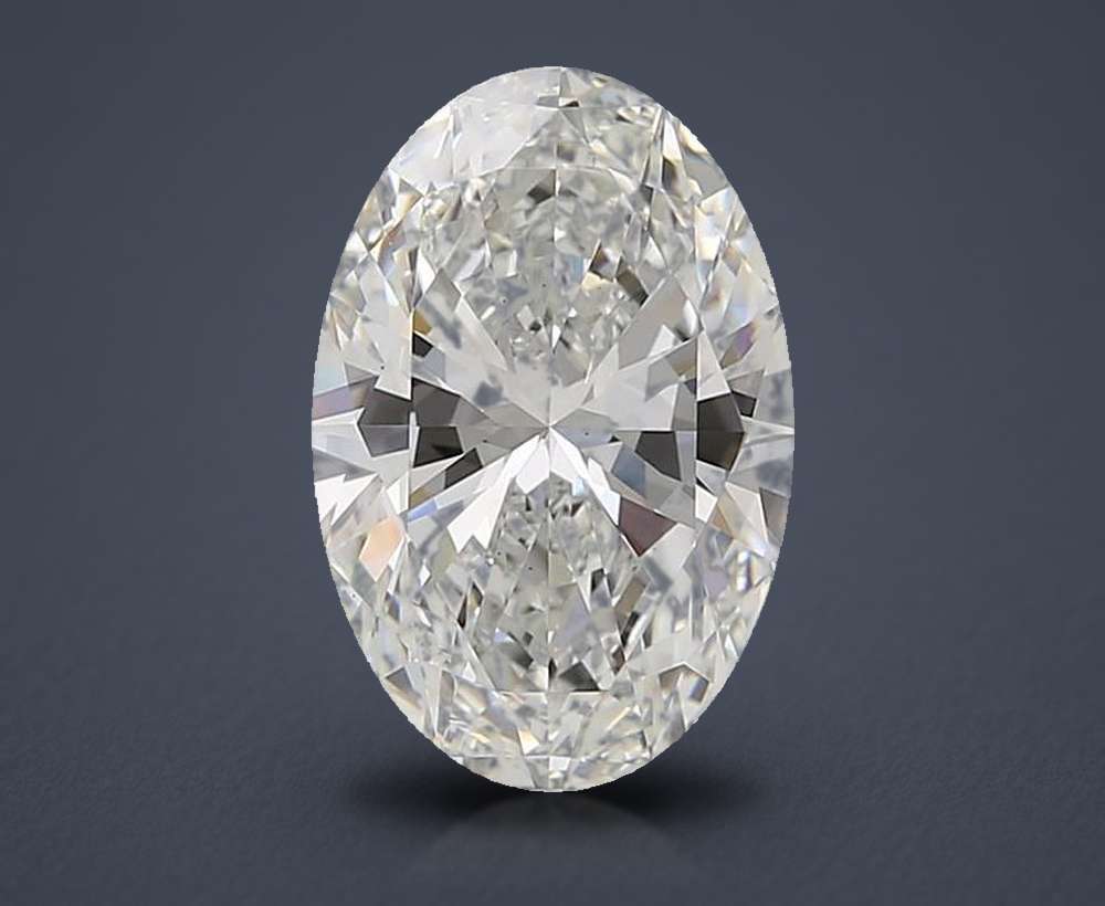 3.50 Carat Oval Lab Diamond