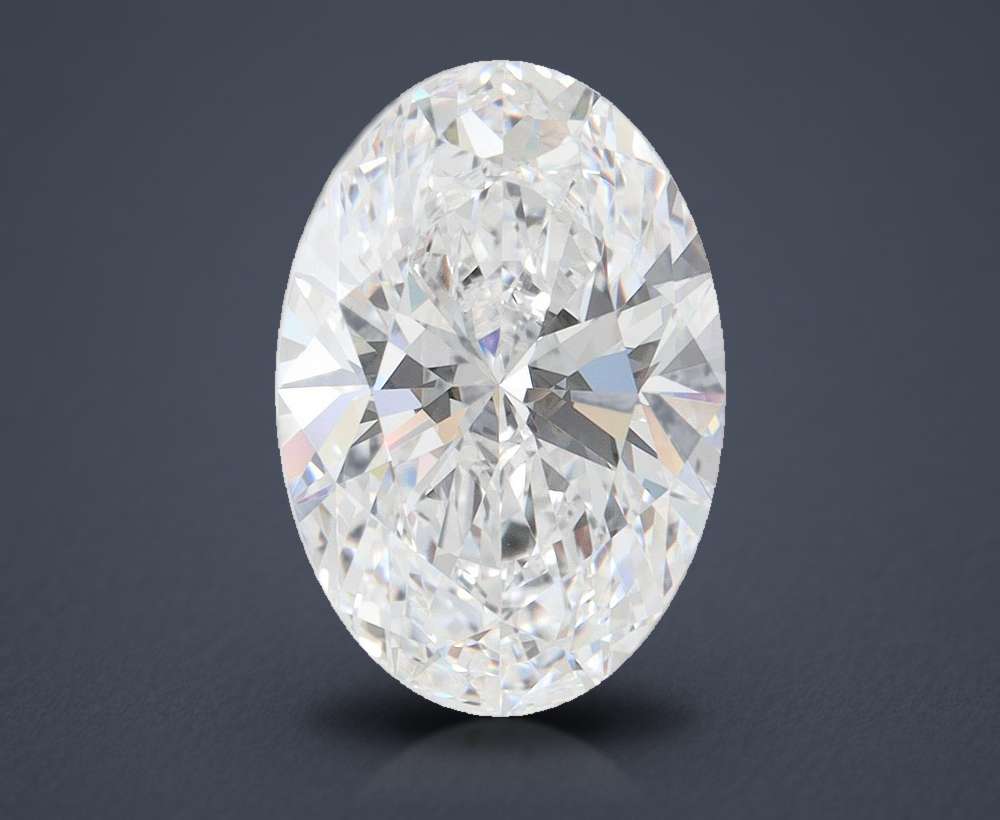 3.87 Carat Oval Lab Diamond