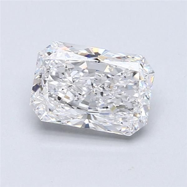1.51ct D SI1 Rare Carat Ideal Cut Radiant Diamond