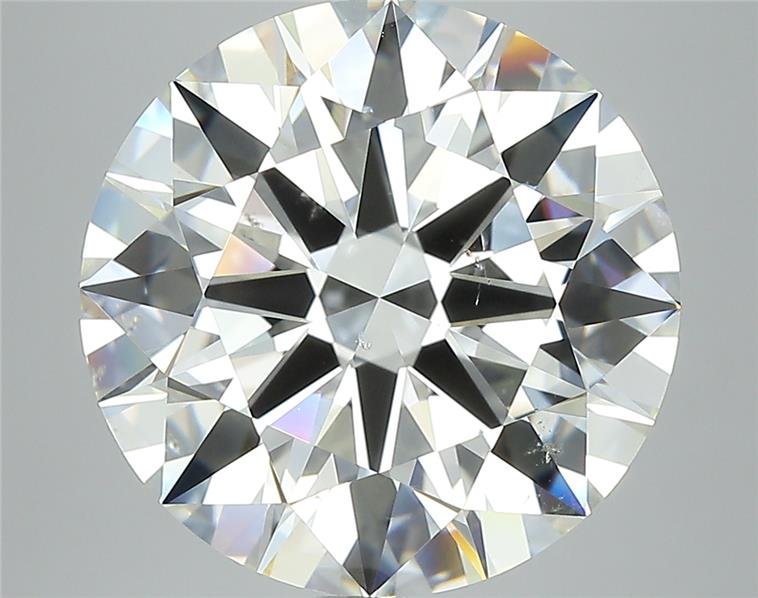 8.06ct K SI2 Rare Carat Ideal Cut Round Diamond