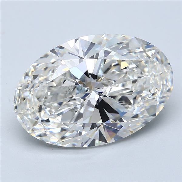 8.19ct G VS1 Rare Carat Ideal Cut Oval Lab Grown Diamond