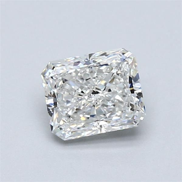 0.84ct F SI1 Rare Carat Ideal Cut Radiant Diamond