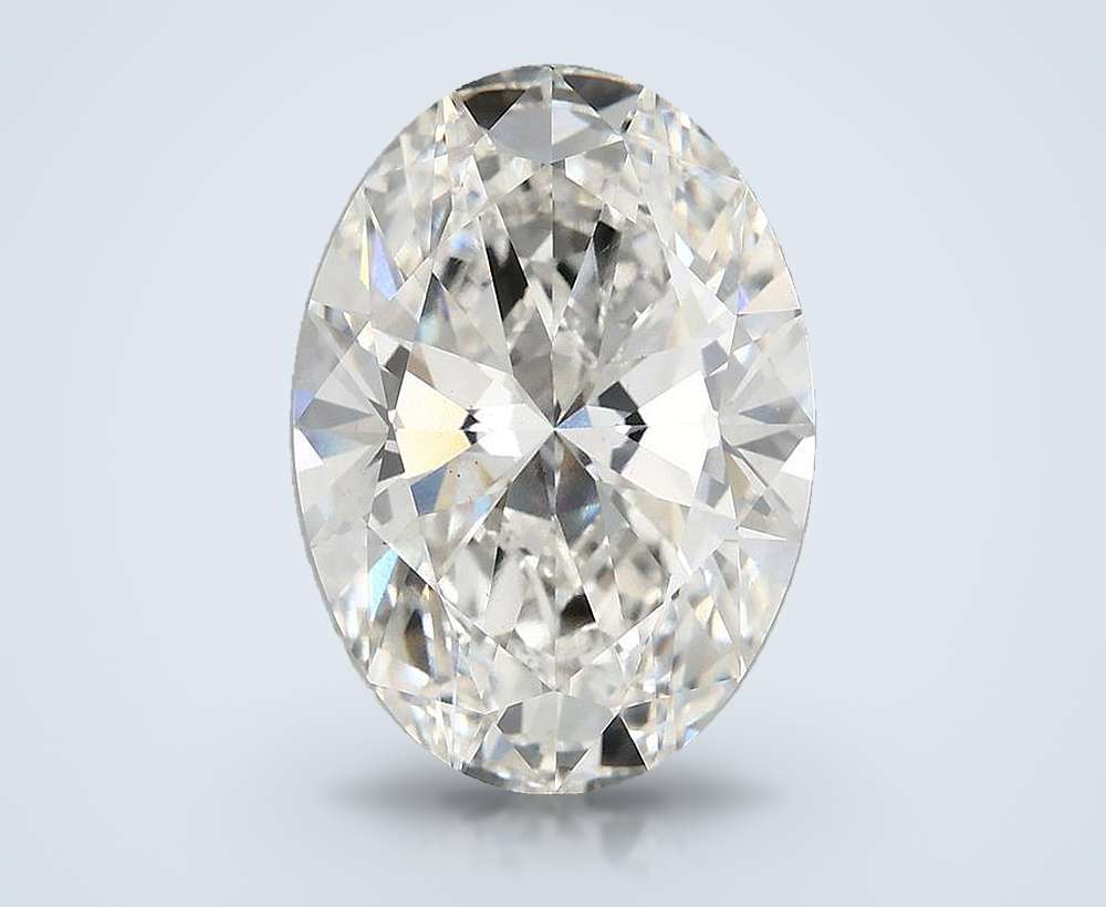 6.63 Carat Oval Lab Diamond