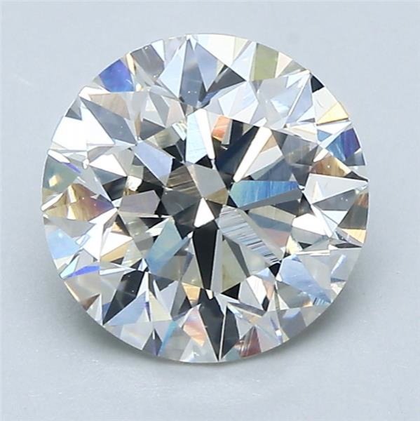 2.01ct F VS2 Rare Carat Ideal Cut Round Diamond