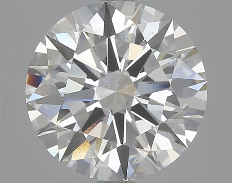 4.40ct F SI1 Rare Carat Ideal Cut Round Lab Grown Diamond