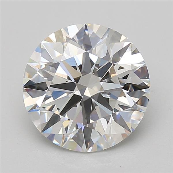 3.42ct F VS1 Rare Carat Ideal Cut Round Lab Grown Diamond