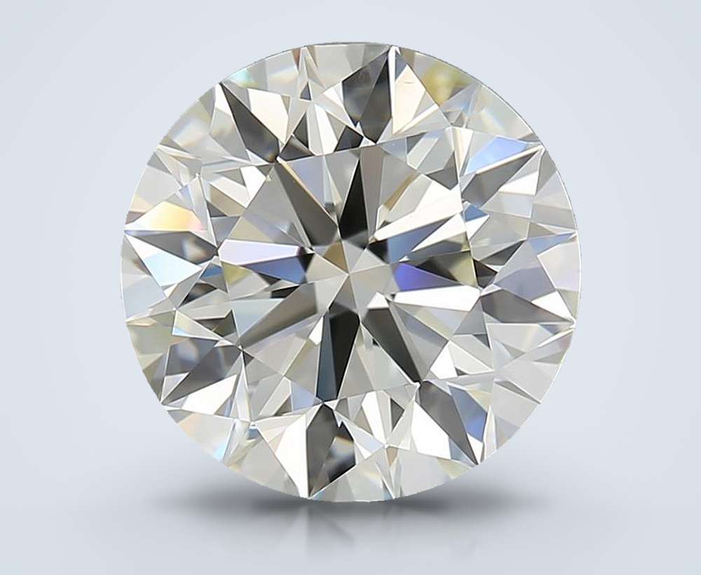 3.80 Carat Round Natural Diamond