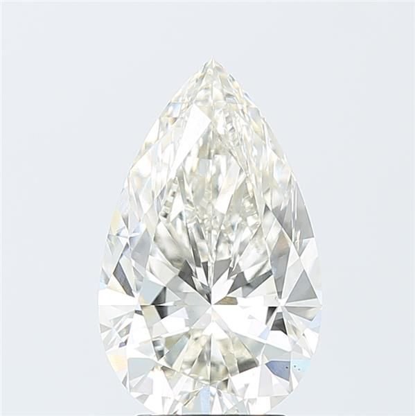 4.00ct I VS2 Rare Carat Ideal Cut Pear Lab Grown Diamond