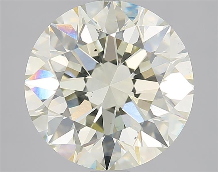 3.73ct K VS2 Rare Carat Ideal Cut Round Diamond