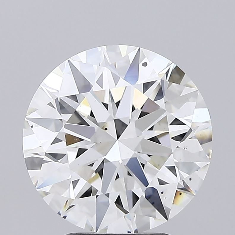 3.67ct F SI1 Rare Carat Ideal Cut Round Lab Grown Diamond