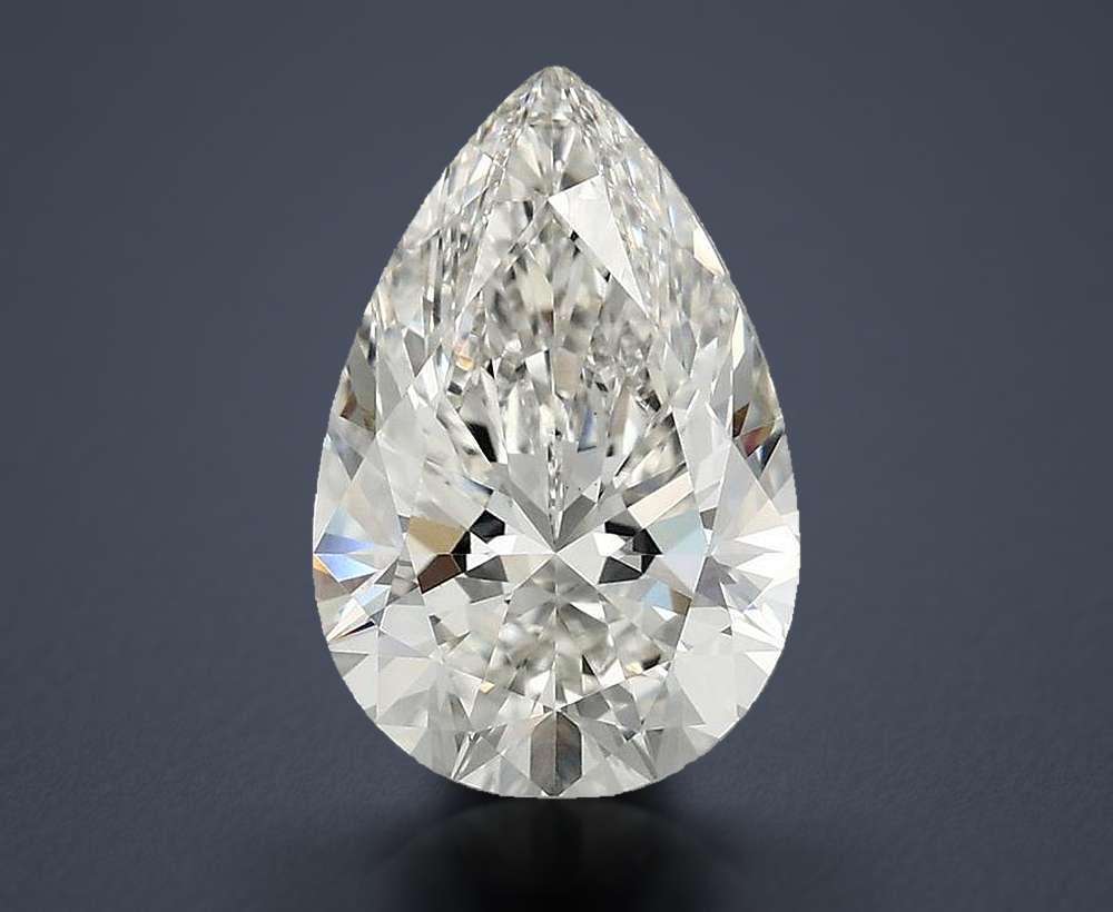 2.84 Carat Pear Lab Diamond