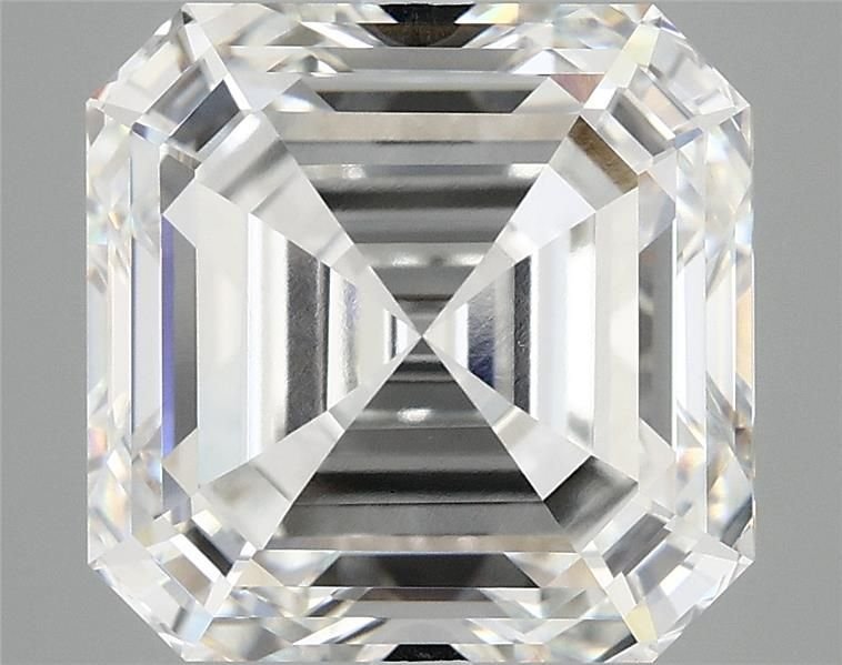 7.14ct F VVS2 Rare Carat Ideal Cut Asscher Lab Grown Diamond