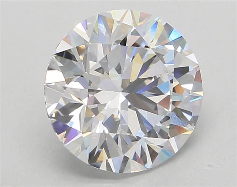3.49ct D VVS2 Rare Carat Ideal Cut Round Lab Grown Diamond