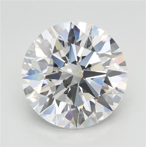 3.06ct E VVS1 Rare Carat Ideal Cut Round Lab Grown Diamond