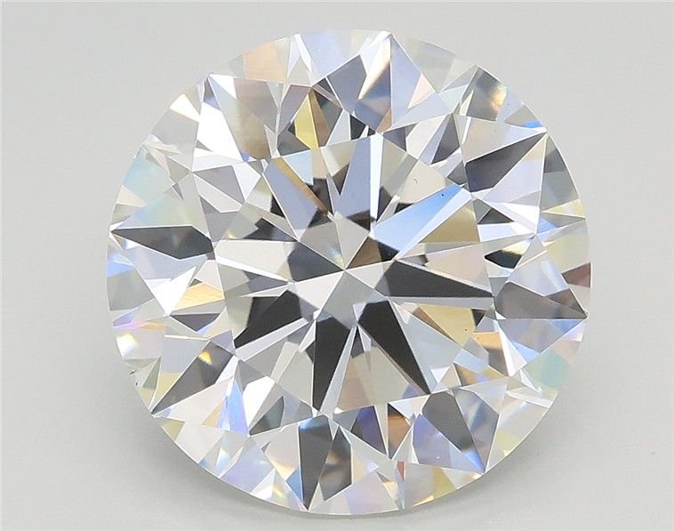 5.03ct F VS1 Rare Carat Ideal Cut Round Lab Grown Diamond
