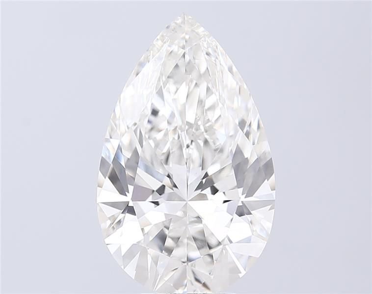 6.76 Carat Pear Lab Diamond