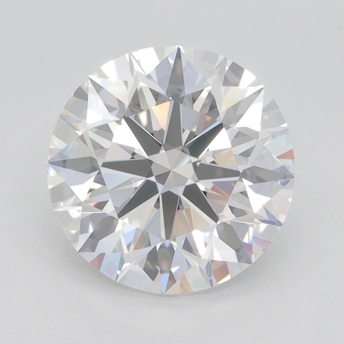 4.64ct F VVS1 Rare Carat Ideal Cut Round Lab Grown Diamond