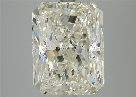 5.04ct K SI2 Rare Carat Ideal Cut Radiant Diamond