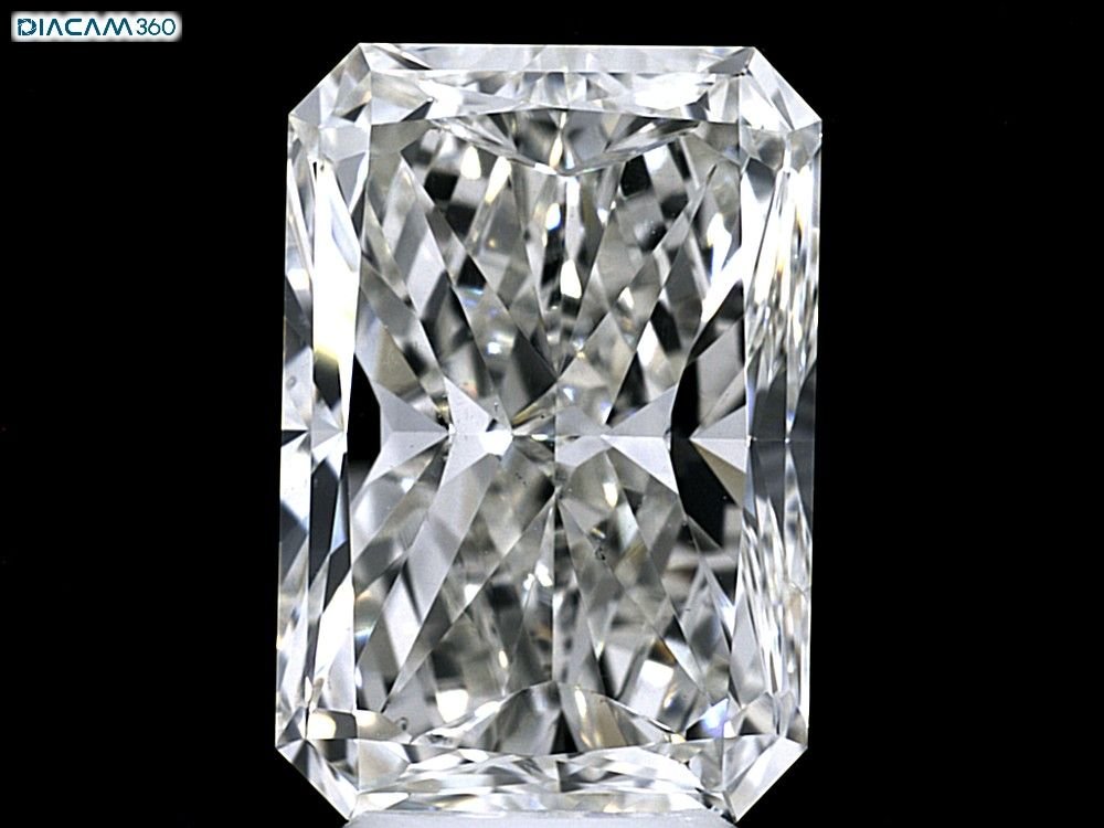 6.01ct J VS2 Very Good Cut Radiant Diamond